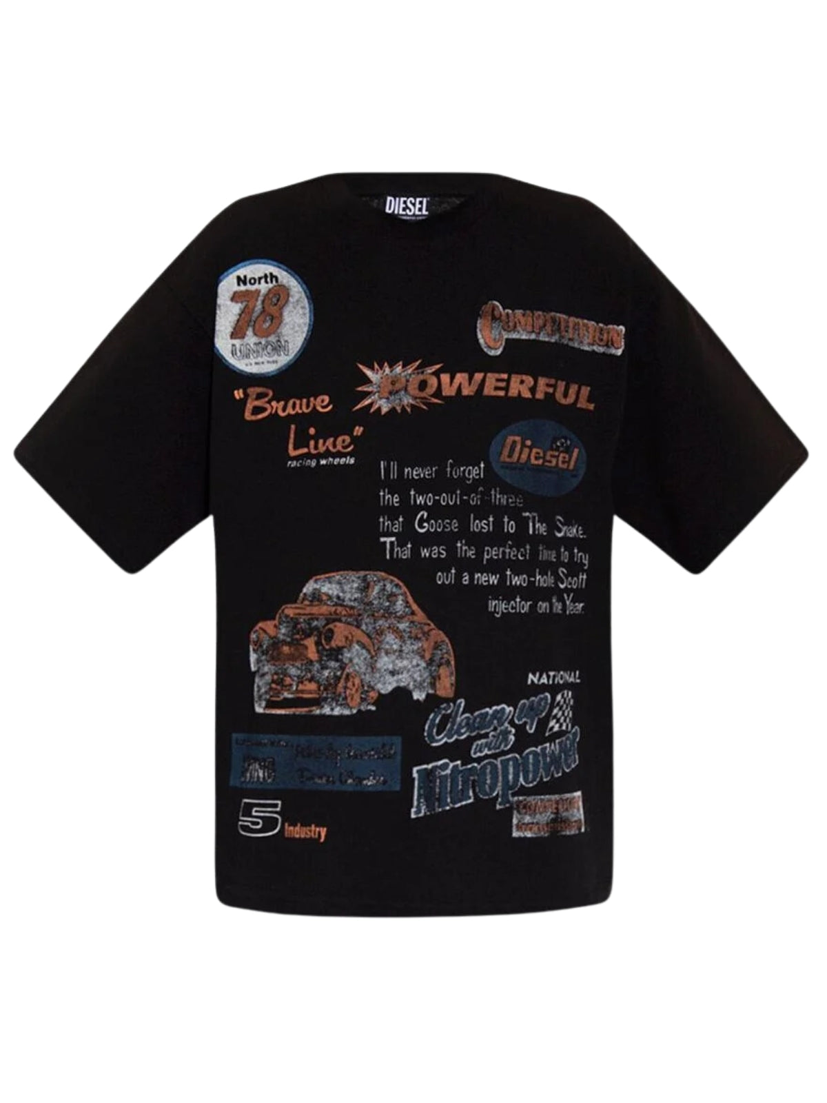 Diesel T-Shirt Tbalm Black